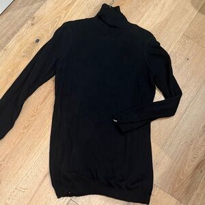 Anthropologie dark blue Turtleneck Tunic